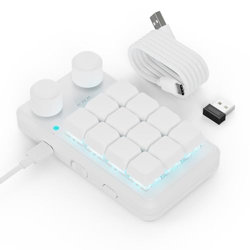 Amazon | SIKAI CASE 2つノブ付け 片手キーボード マクロキーボード 12